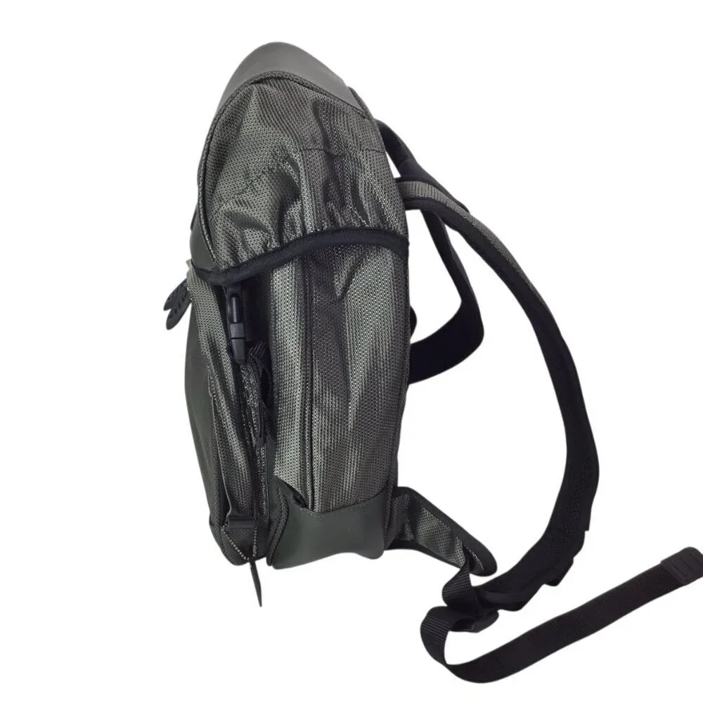 Tumi T2 Backpack Laptop Travel Bag Tech Ballistic Daypack Gunmetal Gray Padded